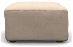 Heart of House Harrison Fabric Footstool - Sand